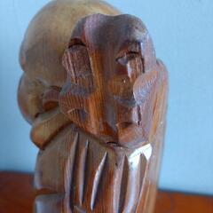 七福神布袋様　木彫り 木製  縁起物 守り神 お守り 開運 幸運の画像