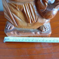 七福神布袋様　木彫り 木製  縁起物 守り神 お守り 開運 幸運の画像