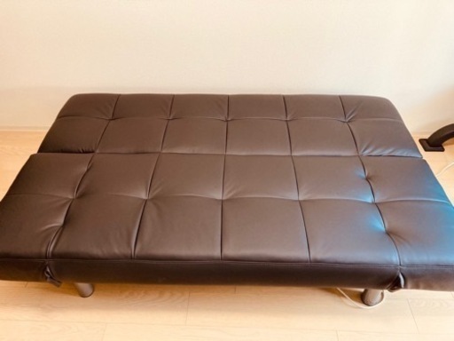 ニトリ　合皮　ソファーベッド　家具