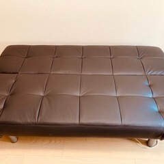 ニトリ　合皮　ソファーベッド　家具  