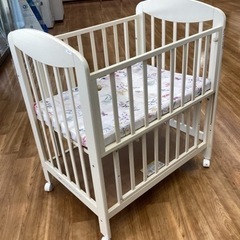 ベビーベッド【町田市再生家具】240370の画像