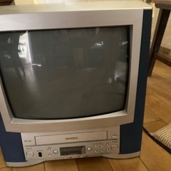 東芝　動作確認済テレビデオ 希少★ビデオテープ再生に ゲームにも...