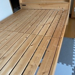 家具 ベッド セミダブルベッド ベッドフレームの画像