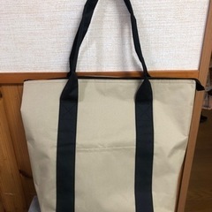 保冷トートバッグ　ベージュ