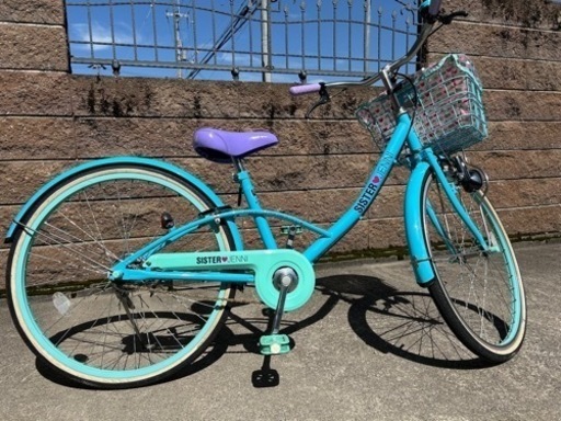自転車　シスタージェニー　ヘルメット付