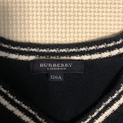 120 綿ニット長袖セーターの画像