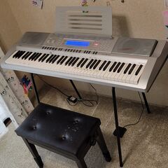 CASIO WK-210 カシオ ベーシックキーボード 76鍵 ...