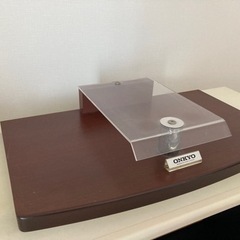あげます　ONKYO アンプ、スピーカー展示台の画像