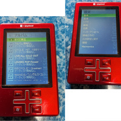 🎼ポータブル MP3プレイヤー🎼TOSHIBA 東芝 ギガベスト gigabeat T401S MET401S(R) レッド ( 4GB ) の画像