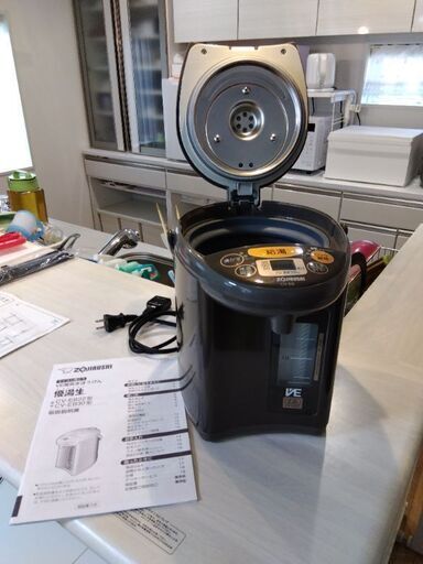象印 電気ポット 2.2L 優湯生 ブラウン CV-EB22-TA