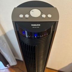 山善　タワーファン　リモコン付の画像