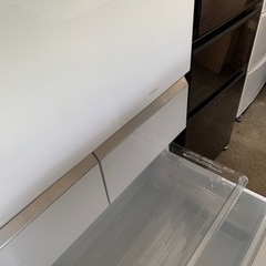 パナソニック 5ドア 冷凍冷蔵庫 2017年製 
ガラストップ NR-E412PVの画像