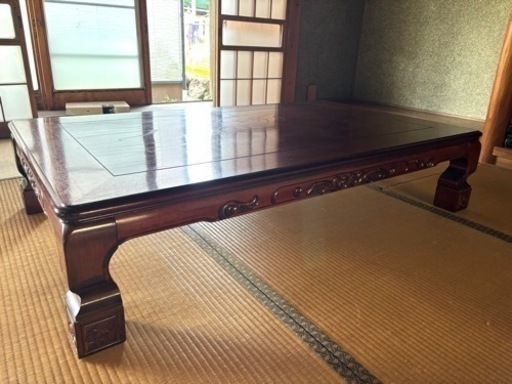 高級紫壇　座卓テーブル　和風 アンティーク