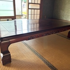 高級紫壇　座卓テーブル　和風 アンティーク