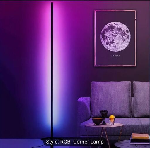 LED RGB フロアライト 間接照明 調光 リモコン付き イルミネーション