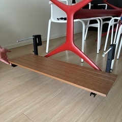 カウンターテーブル　ベランダ