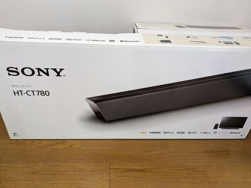 ソニーサウンドバー／ホームシアターシステムHT-CT780