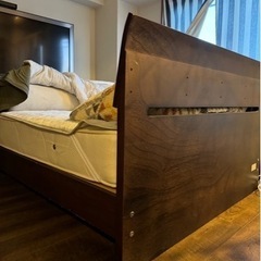 家具 ベッド セミダブルの画像