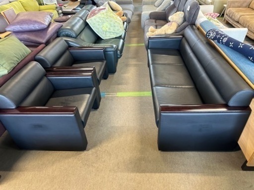 定価58万　オカムラ　応接３点セット　補修有り