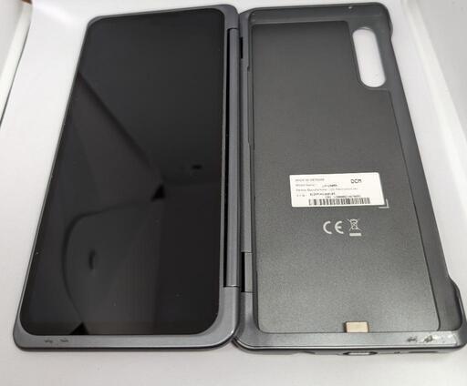 中古美品　LG VELVET　L-52A用デュアルスクリーン　オーロラグレー LG VELVET L-52A用 デュアルスクリーン (オーロラグレー