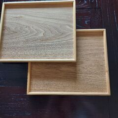 ☆値下げ中☆漆器　木製トレーの画像
