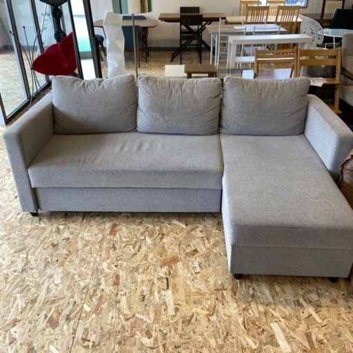 ニトリ カウチソファ 収納付き ソファベッド　家具 ソファ 3人掛けソファ