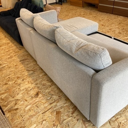 ニトリ カウチソファ 収納付き ソファベッド　家具 ソファ 3人掛けソファ
