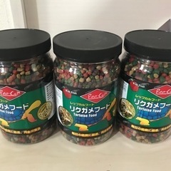 リクガメフード　3つ