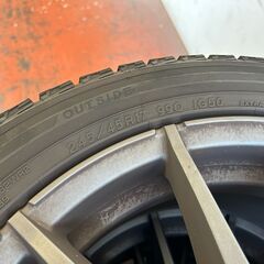 即日手渡し歓迎！発送不可　OZホイール　E250にて使用　スタッドレスタイヤ　245/45R17　無料のためノークレーム・ノーリターンの画像