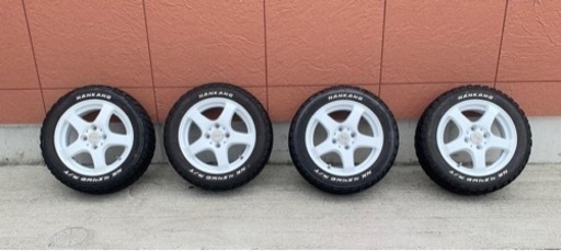 車のパーツ タイヤ、ホイール　マッドタイヤ　14インチ