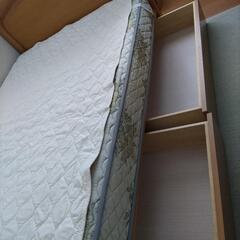 家具 ベッド セミダブルベッドの画像