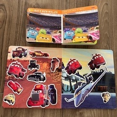 カーズ　喋る　マグネット絵本　間違い探し絵本の画像