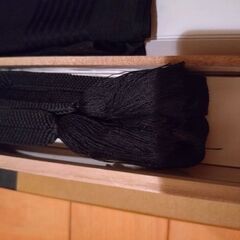 喪服用　帯締め　帯揚げ　博多織風呂敷の画像