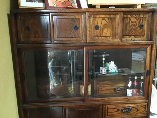 水屋、食器棚　中古品