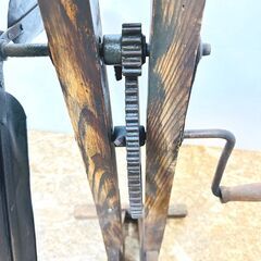 手回し扇風機 農業用 三枚羽根 古民具 昭和レトロ /SL2の画像