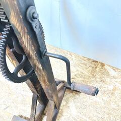 手回し扇風機 農業用 三枚羽根 古民具 昭和レトロ /SL2の画像