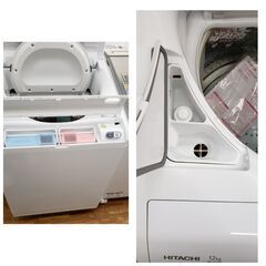 HITACHI 2022 12㎏全自動洗濯機 BW-X120Eの画像