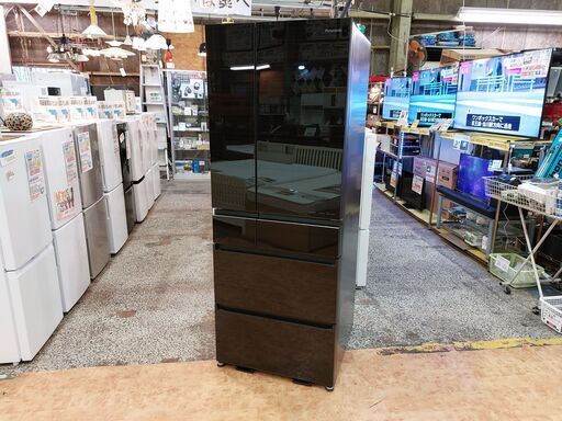 ✨安心の除菌洗浄済✨Panasonic 2020年製 550L 6ドア冷蔵庫 NR-F556HPX-T【愛市IR016564-104】
