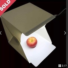 LEDライトルーム写真スタジオボックス　ポータブル折りたたみ式の画像