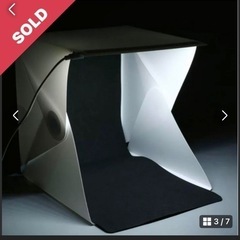 LEDライトルーム写真スタジオボックス　ポータブル折りたたみ式の画像