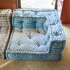 《売約済》【池上店】【定価83,600円】アデペシュ　a.depeche block multi sofa corner  ブロック マルチ ソファ コーナー　2点セット　ソファー　2人掛け　2シーター　2p ラブソファ　ボックスソファ　検　3人掛け　3p カフェ　ローソファ　床　ソファベッド　の画像