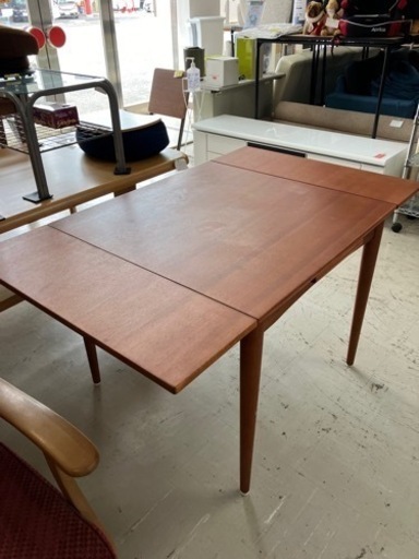 取引場所 南観音 ロ2405-374 ACTUS アクタス マホガニー材使用 折りたたみ収納可能 ダイニングテーブル 汚れキズあり