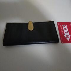美品② 金とめ  本牛革 長財布 