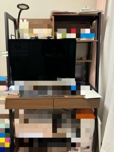 ニトリ省スペースデスク(解体の状態)