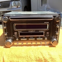 マツダ純正オプション❗️アゼスト　CD&MDデッキ　DMZ636BK 