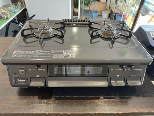 LPガス ガステーブル 2016年製 幅56cm リンナイ ガスコンロ 右強火 水