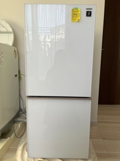 SHARP 2ドア　ノンフロン冷凍冷蔵庫　2018年製　家電 キッチン家電 冷蔵庫