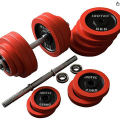 ※取引者決定※ラバー ダンベル 60KG セット （片手30kg...