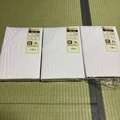 【お取引終了】新品シーツ 3枚セット 掛け布団用 白の画像