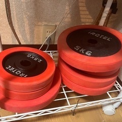 ※取引者決定※ラバー ダンベル 60KG セット （片手30kg×2個）/ 筋トレ ベンチプレス 筋力 トレーニング ダンベル アレーの画像